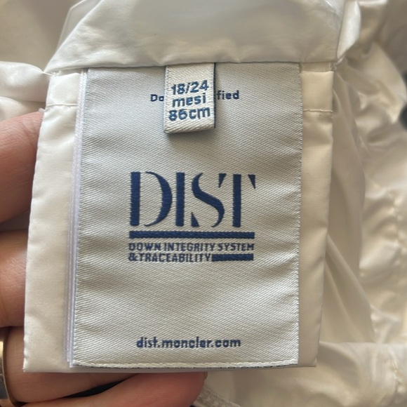 MONCLER Xola padded snowsuit size 18/24 months - Picture 4 of 7